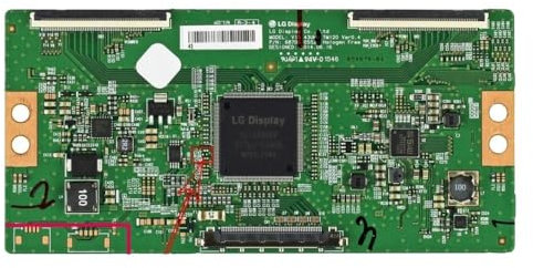 Carte logique T-Con 6870C-0552A, Compatible avec Hisense LG Philips. Pièces de télévision 43 Pouces(No R126 Resistor)
