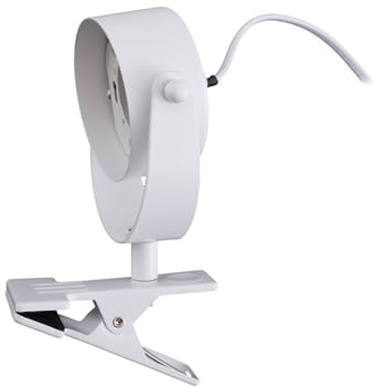 Lindby Klemmleuchte Jyla (Modern) in Weiß aus Metall (1 flammig, GX53) - Tischlampe Tischleuchte Leselampe Nachttischlampe Wohnzimmerleuchte