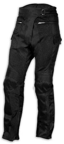 Moto pantalones Tela Malla Mesh perforado Cordura protectores Verano Mujeres 32