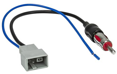 tomzz Audio 1517-001 Antennenadapter GT13 DIN kompatibel mit Honda Civic Fit Jazz Pilot Nissan Navara Qashqai Juke Suzuki Swift SX-4 Kizashi Grand Vitara Mazda 3 5 6