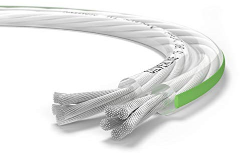 Oehlbach Silverline SP-15 - Cavo per altoparlanti stereo HI-FI - cavo per altoparlanti con SPOFC (rame argentato) 2x1,5mm² - cavo per altoparlanti a mini bobina - 10m