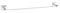 WENKO Power-Loc® Handtuchstange Uno San Remo - Befestigen ohne bohren, Messing, 63 x 5 x 7 cm, Chrom