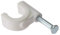Forgefix RCC78W - Fermacavi rotondo, colore: Bianco
