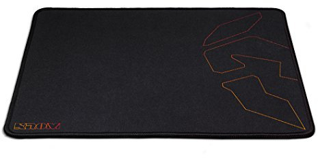 KROM Knout KONTROL - Alfombrilla Gaming para ratón, Tamaño Mediano 230 x 270 x 3mm, Negro