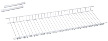 Sauvic Escurrevasos Armario plastificado 85 cm, Color Blanco, 85 x 22 x 4,5 cm