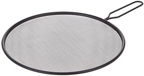 KitchenCraft KCNSSPLAT 29 cm Splatter Guard for Frying Pan, Non Stick, Metal, Black