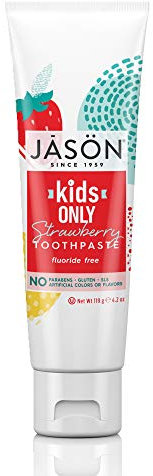 Jason Natural Products Nur für Kinder Erdbeer Zahnpasta 124 ml