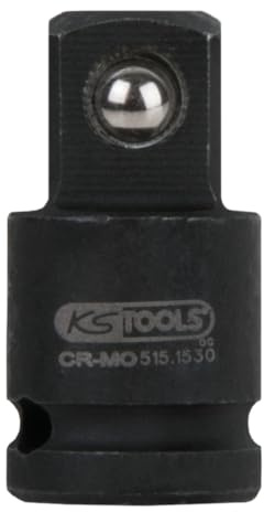 KS Tools 515.1530 1/4 Kraft-Stecknuss-Adapter, 1/4F x 3/8M