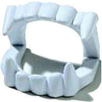 Party Discount Drácula-dientes, fácil, blanco