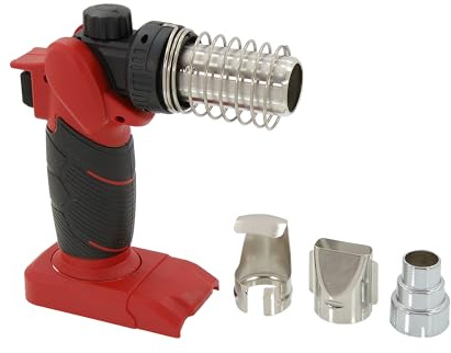 Neilsen CT1240 Gas Powered Torch with Turbo Flame, Adjustable Heads, and 5 Locking Positions, Max Temperature 1300°C (2450°F), Gas Capacity: 20g