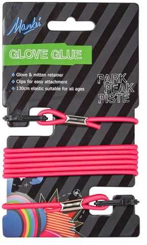 Manbi Glove Glue Attache-gants Magenta Taille unique