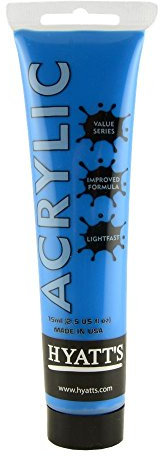 Hyatt's Acrílico 75Ml Azul Neón