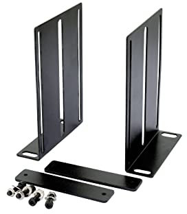OMNITRONIC Rackwinkel für Verstärker, hinten, 2HE | Rackwinkel für Verstärker, 2 HE
