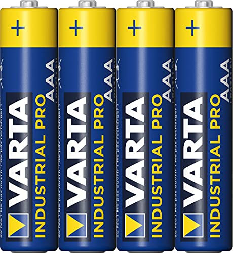 Varta LR03 Alkaline Micro AAA Batteries Pack of 4