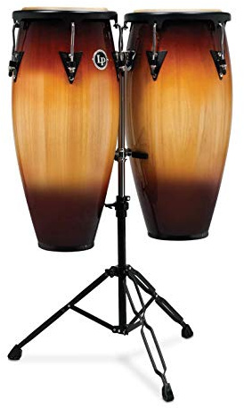 LP Aspire 10 & 11 inch Conga Set with Stand Vintage Sunburst LPA646-VSB