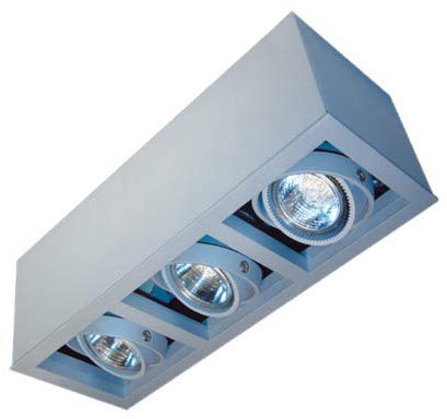 CLE Kardan LED/Halogen Aufbauleuchte YK3-NV-AB max. 3x 50W 12V
