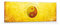1art1 Inspiration Poster Himmel Und Erde, Wasser Und Feuer, Yin Und Yang Bilder Leinwand-Bild Auf Keilrahmen | XXL-Wandbild Poster Kunstdruck Als Leinwandbild 150x50 cm