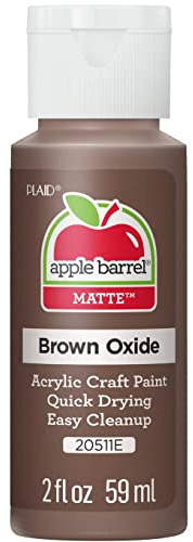 Apple Barrel Acrylic Paint, Brown, 2oz