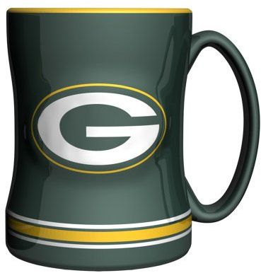 NFL modellierte Relief-Tasse, 414 ml, dunkelgrün