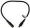 vhbw Cable Jack USB Mini Compatible con GoPro Hero 5 Black, 5, (2018), (4) Session, 4, 4 Black, 4 Silver cámara - Cable Adaptador, Negro