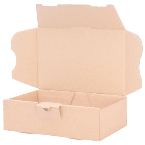 verpacking Maxibriefkartons 160 x 110 x 50 mm Maxibrief MB-1 Braun Versand Post Faltschachtel DIN A6 (Innenmaß 150 x 105 x 46 mm) Versandschachtel Büchersendung (10 Stück)