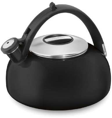 Cuisinart CTK-EOS2BK Peak Bouilloire en Porcelaine émaillée sur Acier Noir