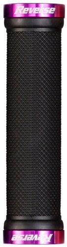 Reverse Grip Lock-On Fahrrad Schraubgriffe schwarz/lila