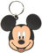 Disney- Mickey Mouse Porte cles Tete clés en Caoutchouc, Caricature, RK38322C, Multicolore, 4.5 x 6cm