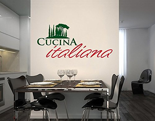 Wandtattoo No.SF507 Cucina Italiania Küche Essen Italien Toskana Kochen