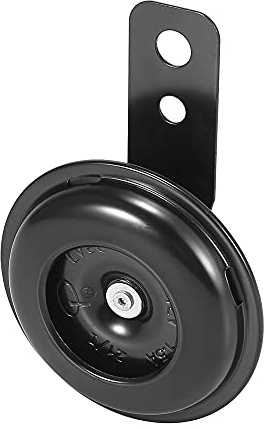 uxcell 12V 1.5A Universal Horn Hupe Lautes Horn für Motorrad Fahrzeug Auto LKW Moped Roller Scooter ATV Schwarz