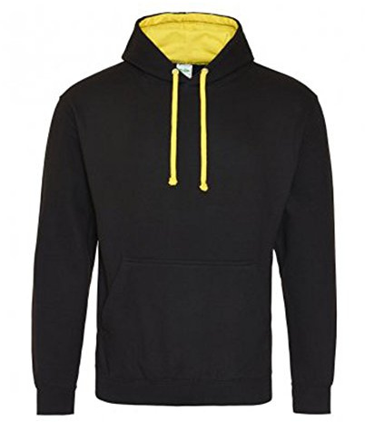AWDis Men's Varsity Hoodie Hooded Sweatshirt