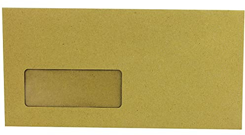 Q-Connect DL Envelopes Wallet Window Gummed 70gsm Manilla (Pack of 1000)