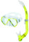 Mares Kinder Maske Plus Schnorchel Set Zephir Junior, Clear Yeallow, 8-14 Jahre