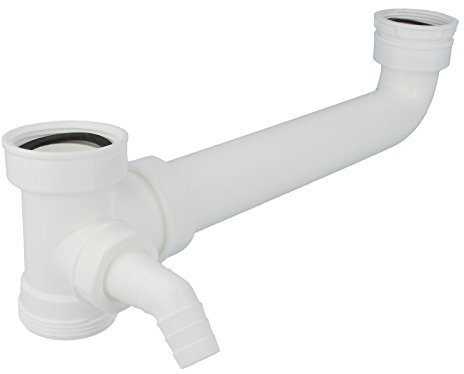 tecuro Ablaufverbindung für Doppel-Spülbecken