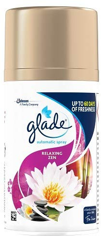 Glade Automatic Air Freshener Refills, Room Spray & Odour Eliminator, Relaxing Zen, Pack of 4 (4 x 269 ml)