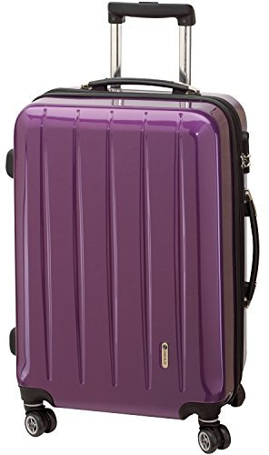 Check In London TSA 4-Rollen-Trolley 75 cm lila
