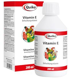Quiko Vitamin E Liquid 200ml - Ergänzungsfutter für Kanarien, Sittiche und Ziervögel