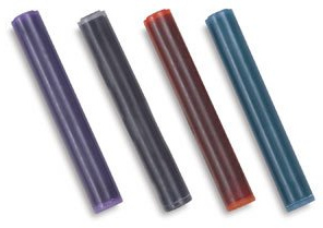 Sheaffer classic ink cartridge purple colour - pack of 5 cartridges