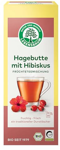 Lebensbaum Thé aux fruits en sachet de thé - Rose musquée à l'hibiscus, 50 g