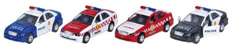 Goki Polizei und Feuerwehr mit Sirene + Licht