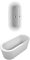 Villeroy & Boch Badewanne Oval Loop & Friends 1800 x 800 weiß alpin Duo mit ovaler Innenform, UBA180