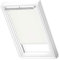 VELUX Original Dachfenster Sichtschutzrollo für P08, Weiß, mit weißer Führungsschiene