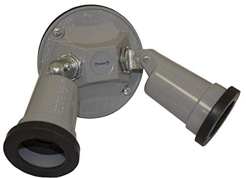 Sigma Electric, Gray 14782 Round Cover and Two Lamp Holder Kit