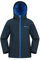 Mountain Warehouse Veste Enfant Exodus Softshell - Coupe-Vent, Imperméable Fille Et Garçon, Veste Polaire Unisexe, Veste À Capuche Conçue pour Sport Et Voyage Bleu Marine 3-4 Ans