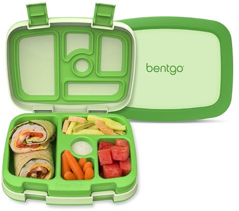 Kinder-Lunchbox mit 5 FÀchern grÌn