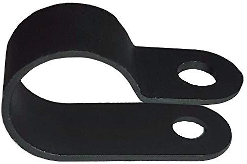 Nylon Kabel Klemmen P Stil 0.50 - 50 Pack schwarz