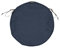 Classic Accessories Montlake Wasserabweisender Outdoor-Stuhl-Sitzkissenbezug, 38,1 x 5,1 cm, rund, Terrassenmöbel-Kissenbezug, Indigoblau, Terrassenmöbel-Kissenbezüge