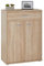 IDIMEX Buffet Calais, Commode Meuble de Rangement avec 1 tiroir et 2 Portes, en mélaminé décor chêne Sonoma