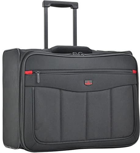 Pilotenkoffer, Trolley Davidt s D261060, Schwarz