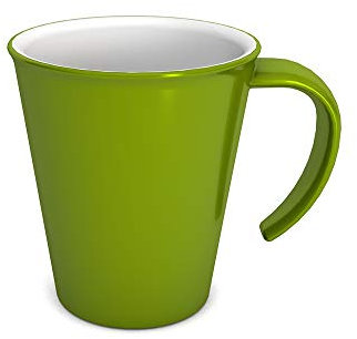 Ornamin Kaffeepott 300 ml grün (Modell 1201) / Kaffeebecher, Mehrwegbecher Kunststoff